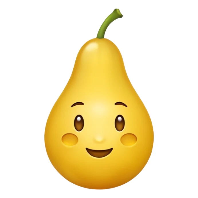 Tanzende Birne mit mehr Schwung  sticker