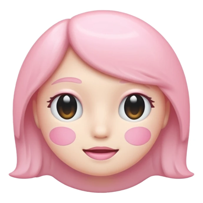 Netflix aesthetic "N" in pastel pink sticker