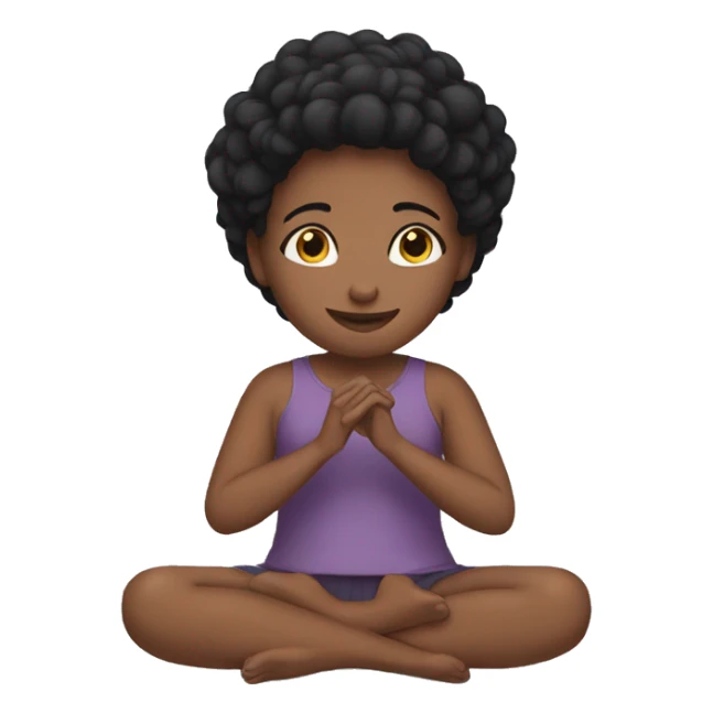 Woman sitting with bare feet in leggings making her promise sticker