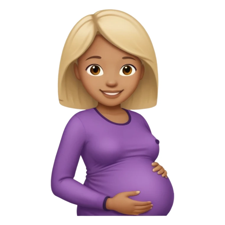 A pregnant black teen  sticker