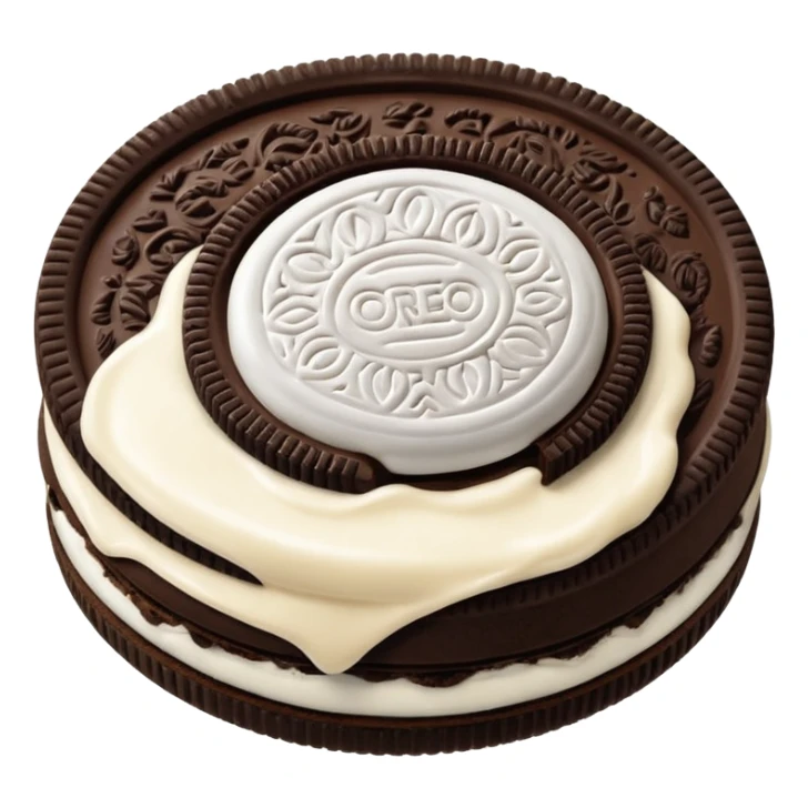 i want to create a emoji of one Oreo classic. The original oreo sticker