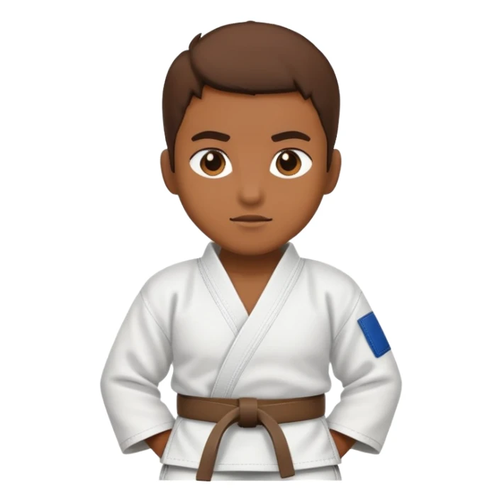 Judo brown belt  sticker