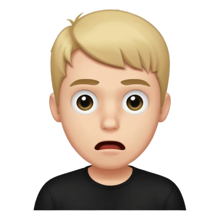 boyfriend from friday night funkin making the "ZAMN!" face  sticker