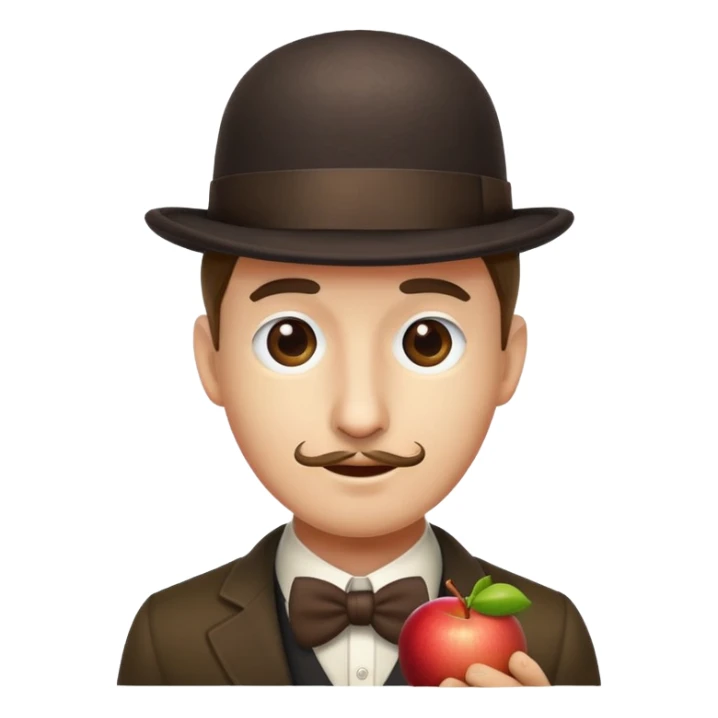 Magritte “the son of man”  sticker