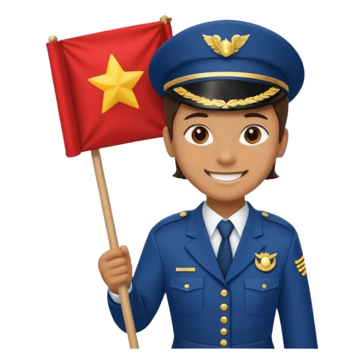 banner carrier from the Parade Marchers sticker