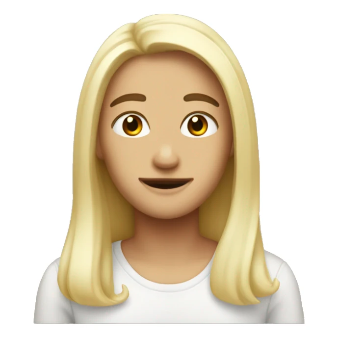 Aesthetic vanilla emoji sticker