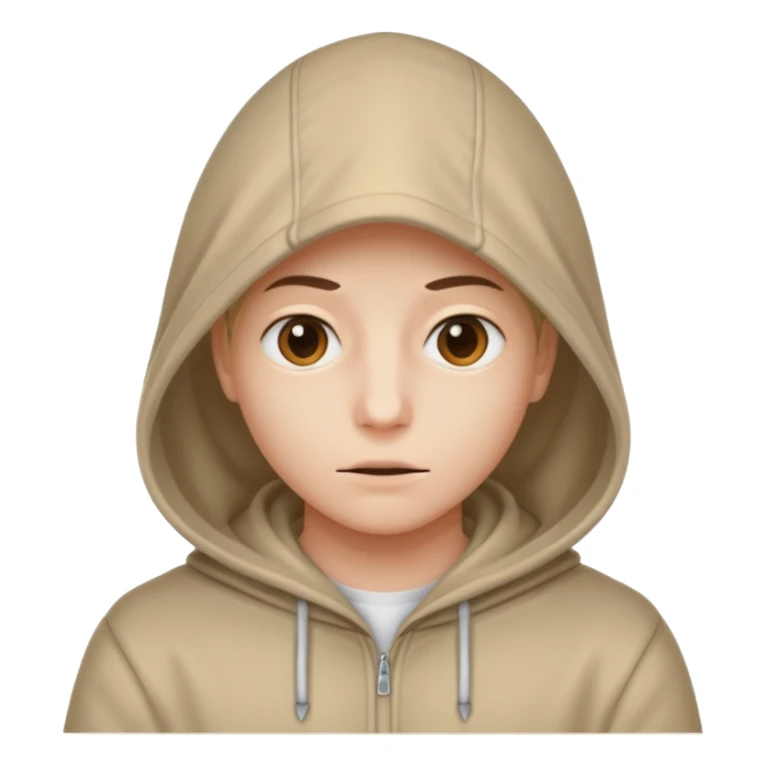 Une personne mystérieuse sous capuche sticker