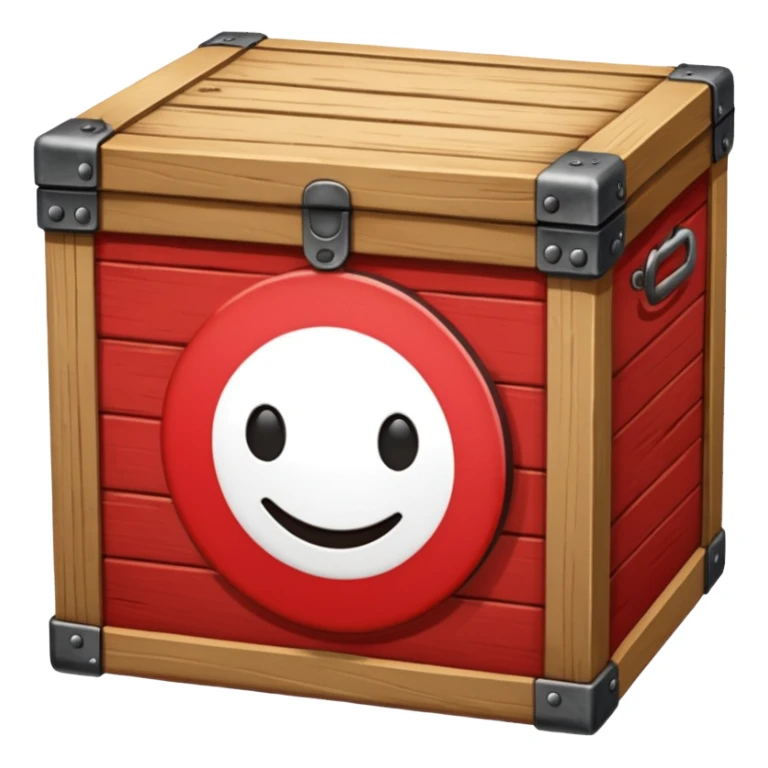 emoji de un simbolo de prohibido y que esté sobre una caja sticker