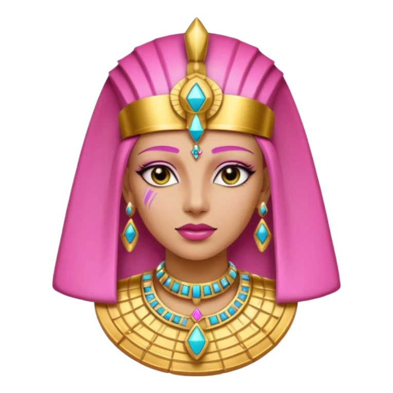 pink skin woman Pharaoh sticker