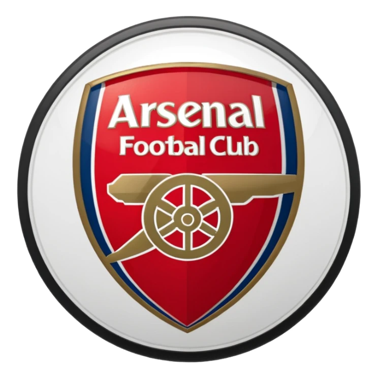 arsenal footbal club logo emoji sticker