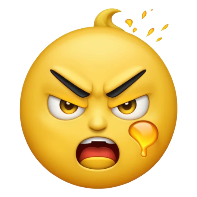 Emoji flicking you off  sticker