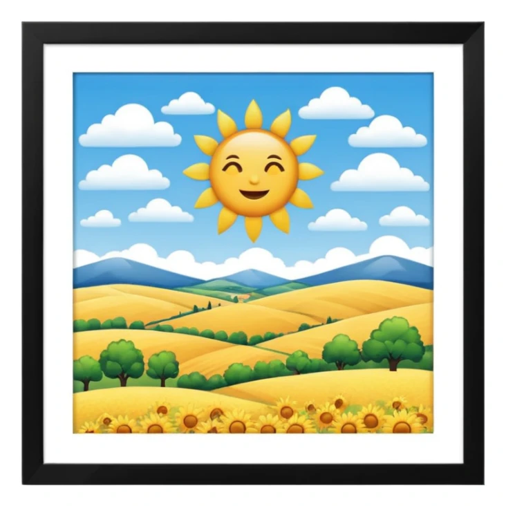 sunny weather france sticker