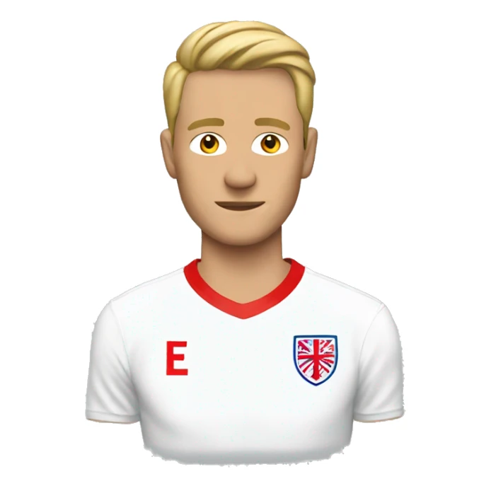 Man with and England euro 96 shirt on sticker