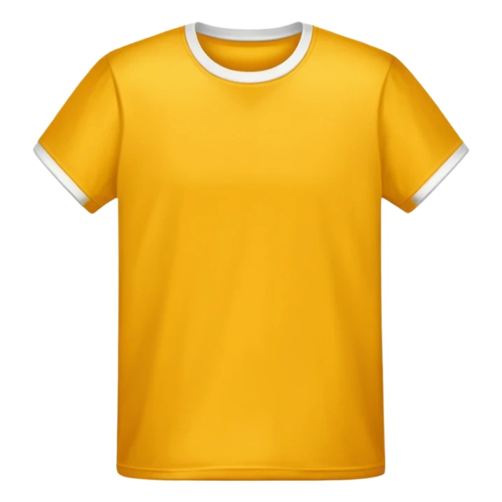 gold and white T Shirt  sticker
