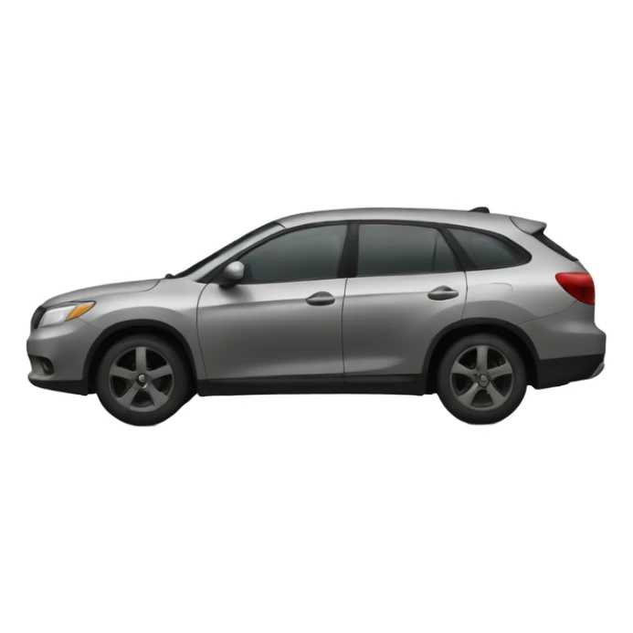 car shadow on white background sticker