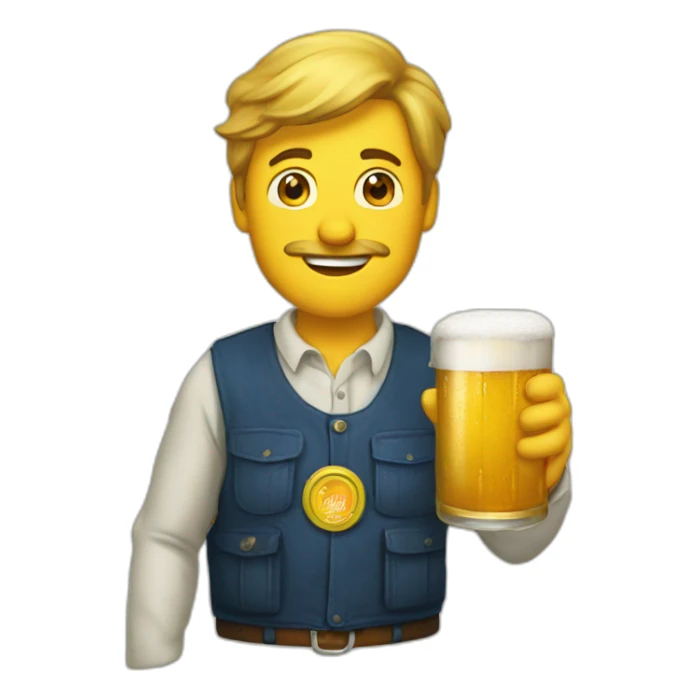 Bilbon sackez drink beer sticker