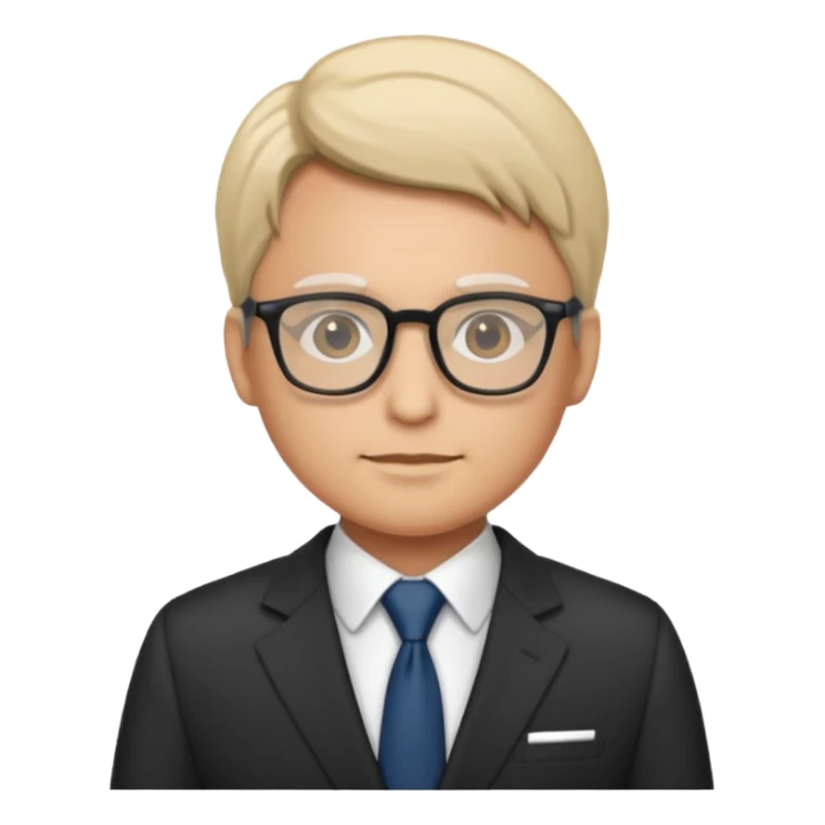 Personn in suits wearing glasses sticker