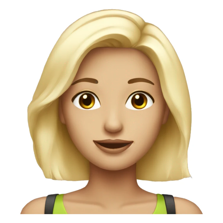 blonde beautifull women sticker