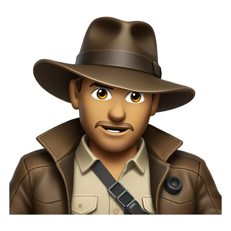 Indiana Jones playing video games sticker