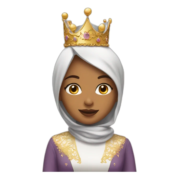 Happy Birthday Queen muslim sticker