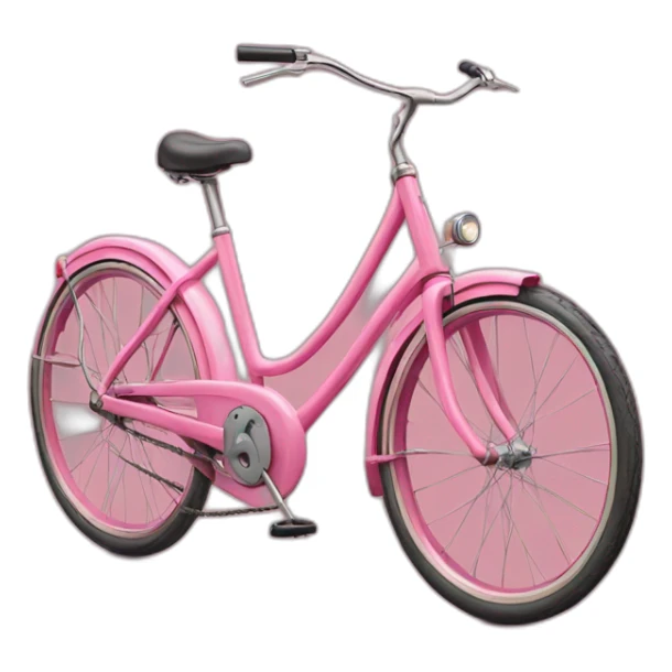 Hyperrealist Francisco franco in a pink bike sticker