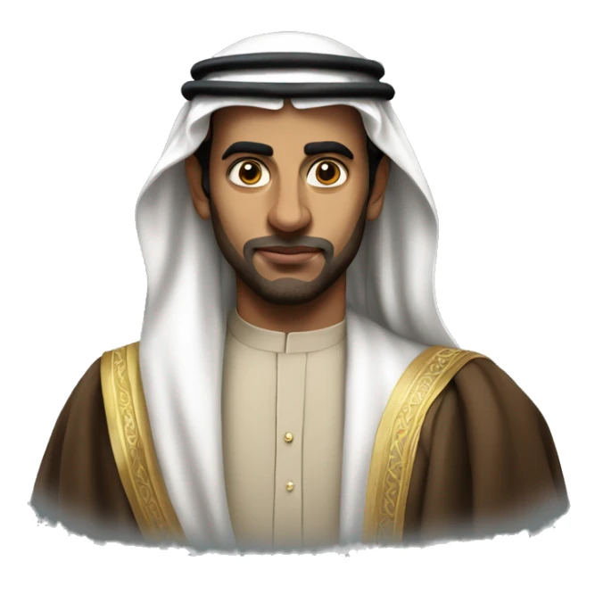 photorealistic  Faisal King of Saudi Arabia serious sticker