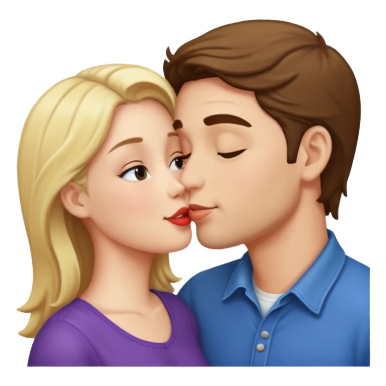 Me and my boyfriend kissing sticker