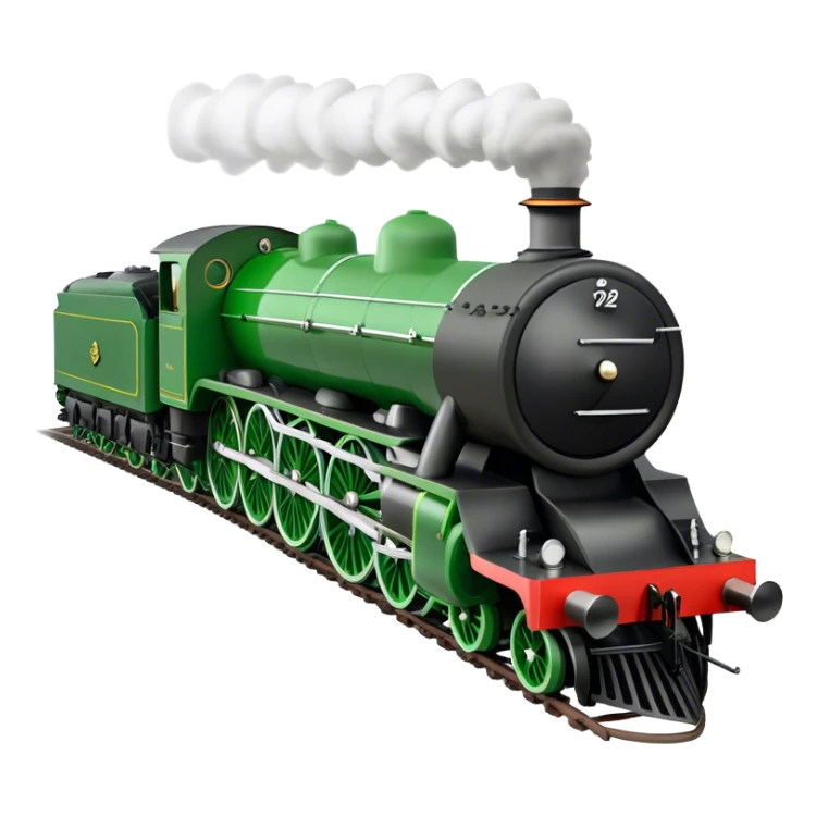 Steam Train - Flying Scotsman (Model Year: 2022) (Iconic colour: Green) sticker