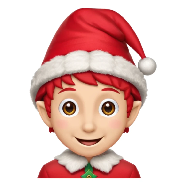 Make an emoji of elf on the shelf  sticker