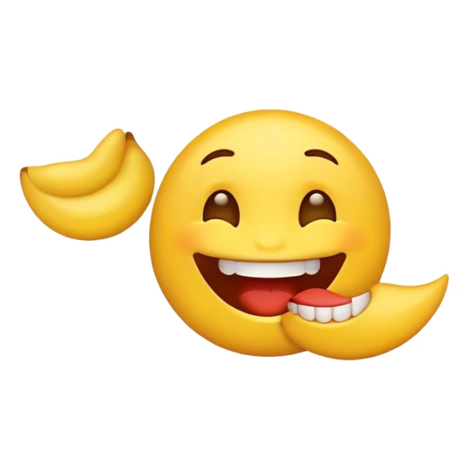 Yellow emoji biting lip with rizz sticker