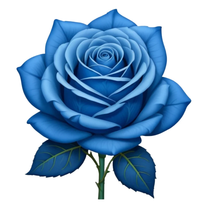i need this type of blue flower  🌹  but the red prt should be blue sticker