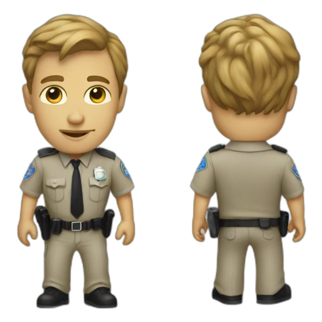 Actor designer skateboarder police businessman sticker