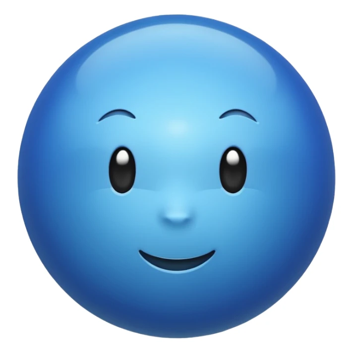 Blue ball (MB)  sticker