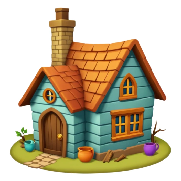 The Weasley’s Burrow Harry Potter style sticker