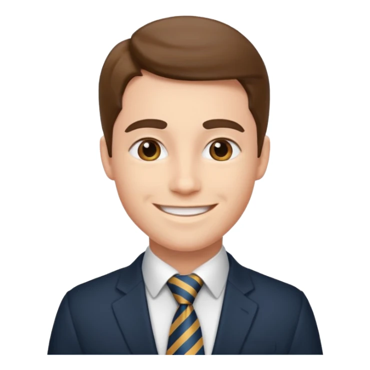 hazme un emoji estilo apple que ayude a una empresa sticker