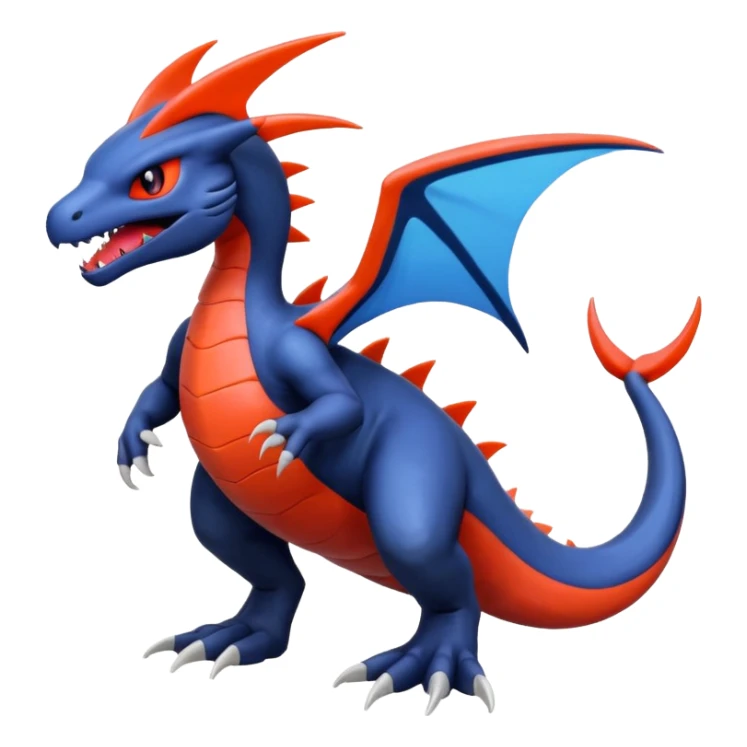 Yveltal-Lugia-Salandit-Fakémon-hybrid-creature (full body)  sticker