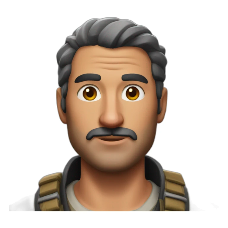 Turkish man as fortnite skin sticker