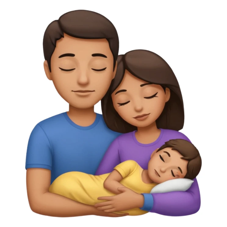 A man holding a sleeping woman sticker