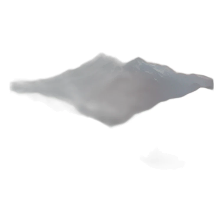 polaroid picture of moutain lanscape sticker