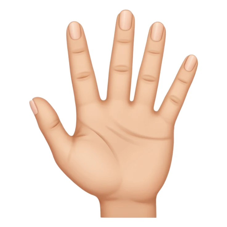 Hand making a L with its fingers  sticker