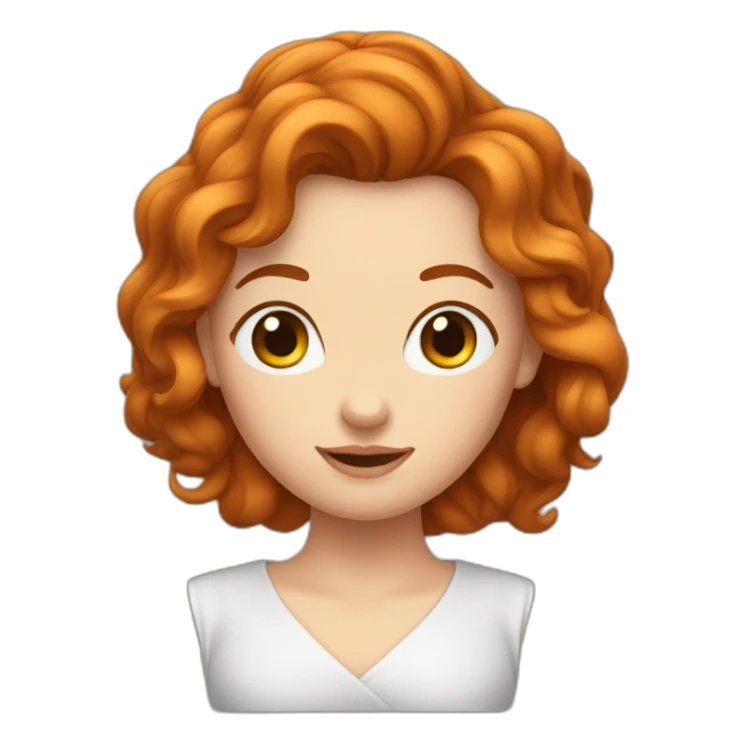 Femme rousse avec une hache sticker