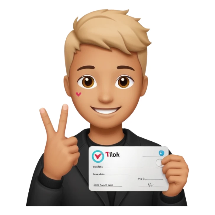 Verificación tiktok sticker