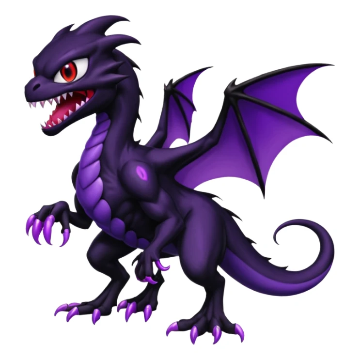 Venom-Darkrai-Noibat-Toothless-fusion (full body) sticker