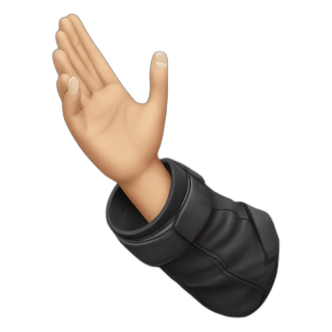 Maxime biaggi qui lève les mains sticker