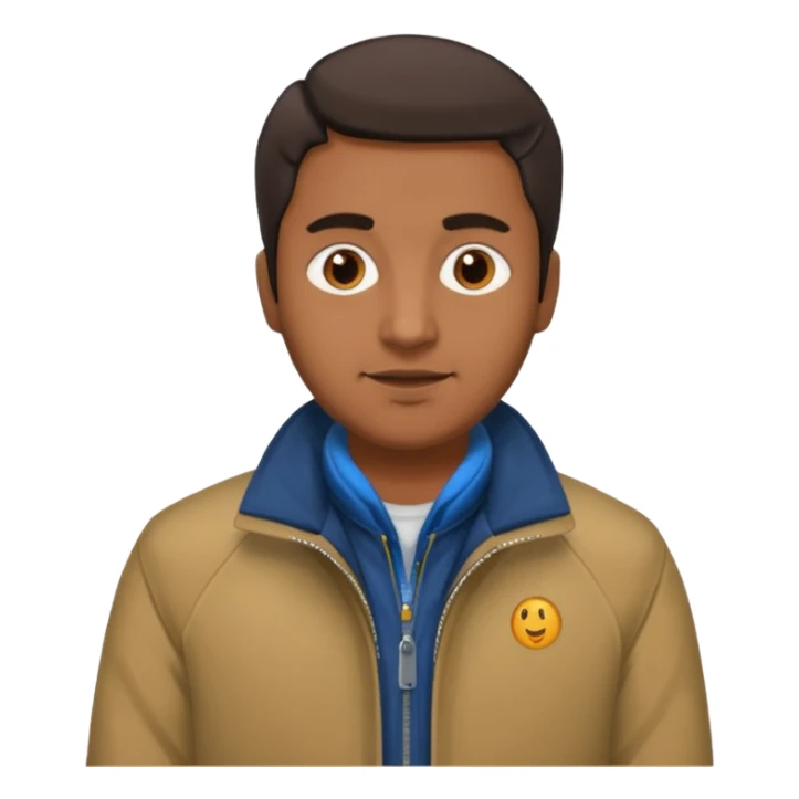 Brown man in Hobart sticker