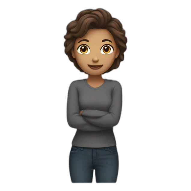 femme sur un homme sticker