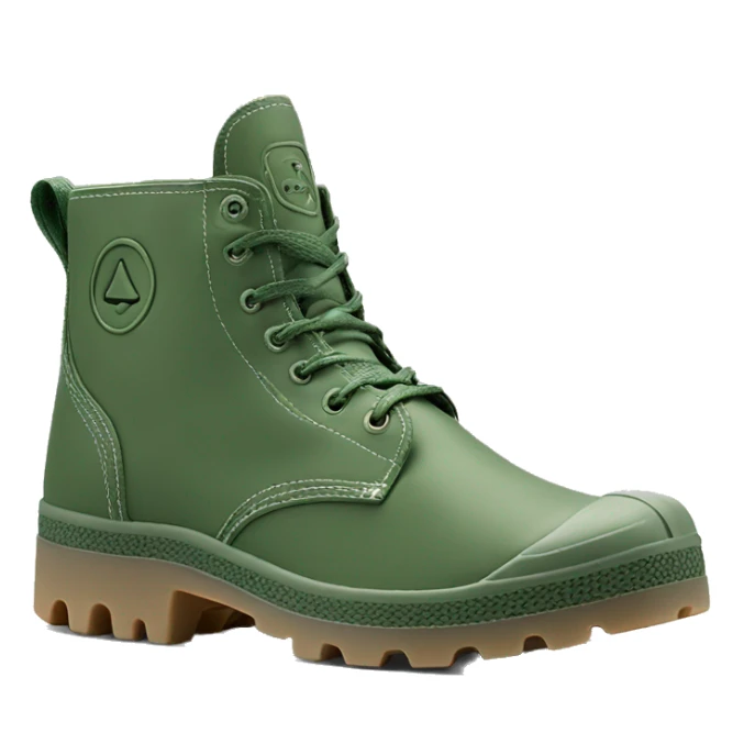 Original Palladium pampa Mens Low Boot Green Low Under Heels sticker
