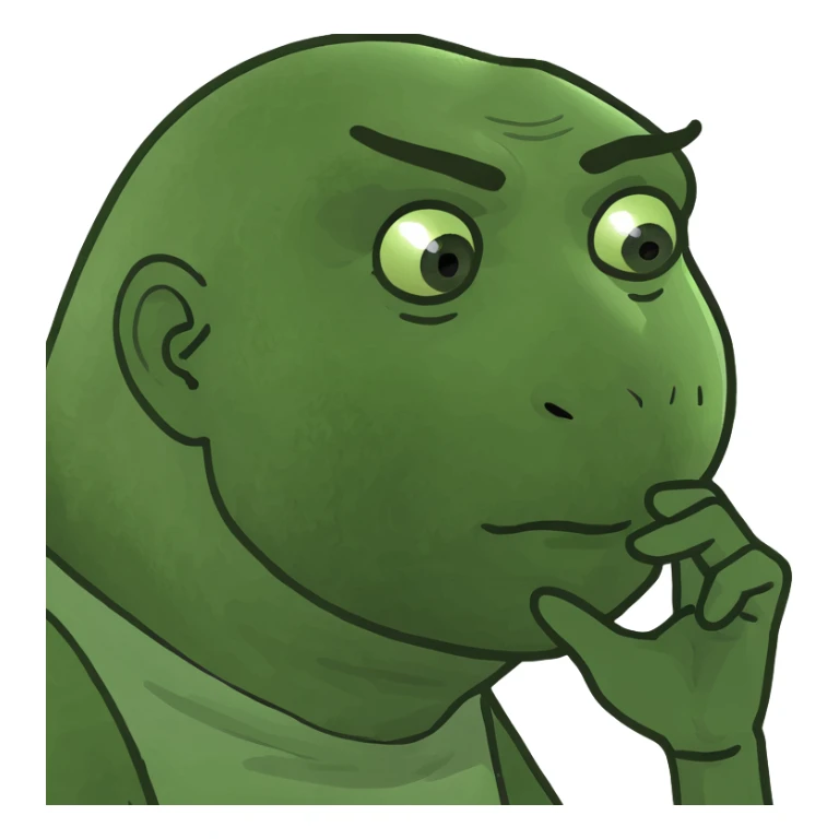 a man sitting at the table with an imac on it, a man sits in a very thoughtful pose sticker