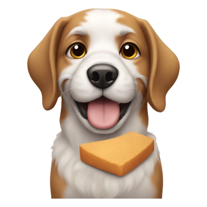 Dog with Food sticker