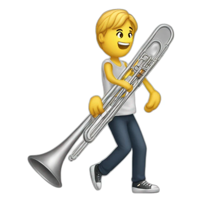 trombon sticker